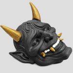 دیوارکوب طرح سر اهریمن مدل Oni کد Khk-26H0548 - Image 3