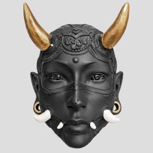 دیوارکوب طرح شیطان مدل Oni Mask کد Khk-26H0598
