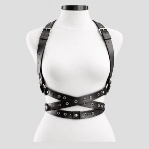 هارنس چرم گوتیک مدل Crossbound  کد ICH-26G01330