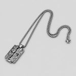 پلاک و گردنبند دورو استیل مدل Deadly Razor کد NJD-26G0726 - Image 2