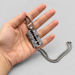 پلاک و گردنبند دورو استیل مدل Deadly Razor کد NJD-26G0726 - Image 4
