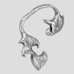 گوشواره ایرکاف میخی مدل Venom Twist کد ICH-26G0686 - Image 3